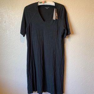 New Eileen Fisher Black T-shirt Dress